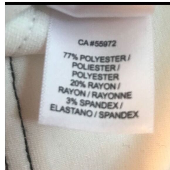 Laundry by Shelli Segal White British Flag Design Dress Size Small - Picture 7 of 7